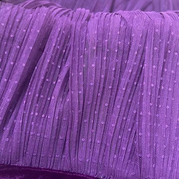 NWT BCBGMAXARAZIA TIERED RUFFLE TULLE MAXI DRESS SIZE S - Picture 9 of 13